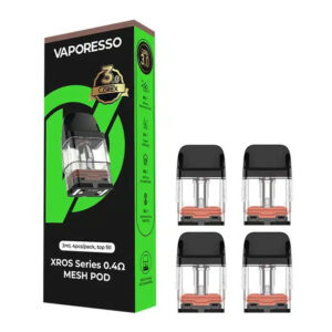 VAPORESSO COREX 3.0 XROS 0.4 OHM MESH REPLACEMENT POD 3ML 4/PK