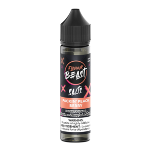 FLAVOUR BEAST E-LIQUID - PACKIN' PEACH BERRY 20MG/60ML [ONTARIO] - 827152140077