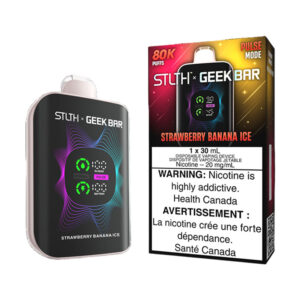 STLTH X GEEK BAR - STRAWBERRY BANANA ICE - 691584125465
