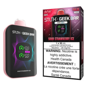 STLTH X GEEK BAR - SOUR STRAWBERRY ICE - 691584130148