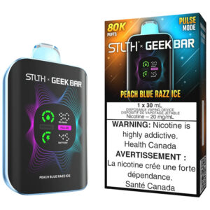 STLTH X GEEK BAR - PEACH BLUE RAZZ ICE - 691584130070