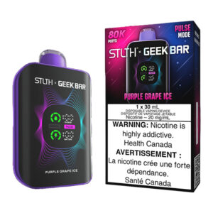 STLTH X GEEK BAR - PURPLE GRAPE ICE - 691584124901
